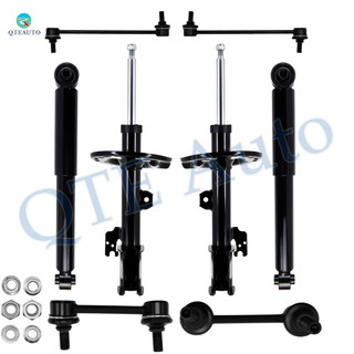 Set of 8 Front Sway Bar Link-Suspension Strut Assembly-Rear Sway Bar Link-Shock Absorber For 2014-2016 Toyota Highlander