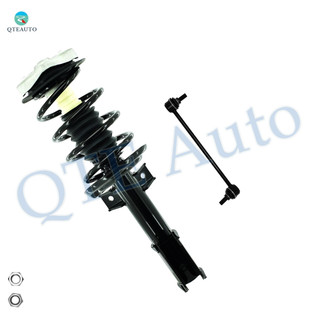 Front Left Sway Bar Link-Quick Complete Strut-Coil Spring Assembly For 2013-2015 Mercedes-Benz GLK250