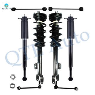 Set of 8 Front Sway Bar Link-Quick Complete Strut-Coil Spring Assembly-Rear Sway Bar Link-Complete Shock Absorber Kit For 2012-2016 2018 Dodge Charger