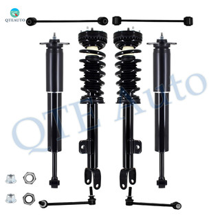 Set of 8 Front Sway Bar Link-Quick Complete Strut-Coil Spring Assembly-Rear Sway Bar Link-Shock Absorber For 2011-2020 Dodge Charger