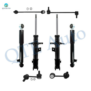 Set of 8 Front Sway Bar Link-Suspension Strut Assembly-Rear Sway Bar Link-Shock Absorber For 2014 2015 KIA Sorento