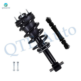 Front Sway Bar Link-Quick Complete Strut-Coil Spring Assembly For 2007-2014 Cadillac Escalade