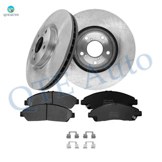 Set of 6 Front 330mm Brake Disc Rotors-Ceramic Brake Pad Kit For 2007-2013 Acura MDX