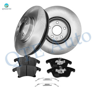 Set of 6 Front 300mm Brake Disc Rotors-Ceramic Brake Pad Kit For 2013-2020 Ford Fusion