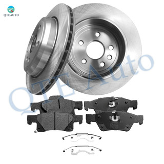 Set of 6 Rear 330mm Brake Disc Rotors-Ceramic Brake Pad Kit Replacement For 2011-2020 Dodge Durango