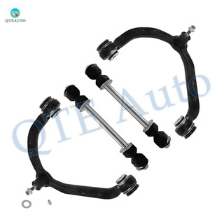Set of 4 Front Upper Control Arm Ball Joint-Sway Bar Link For 1999 GMC Sierra 2500
