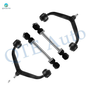 Set of 4 Front Upper Control Arm Ball Joint-Sway Bar Link For 2011-2019 GMC Sierra 3500 HD
