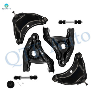 Set of 6 Front Upper and Lower Control Arm Ball Joint-Sway Bar Link For 1992-1999 GMC C1500 Suburban