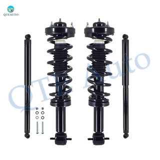 Set of 4 Front Quick Complete Strut-Coil Spring Assembly-Rear Shock Absorber Replacement For 2021-2024 Ford F-150