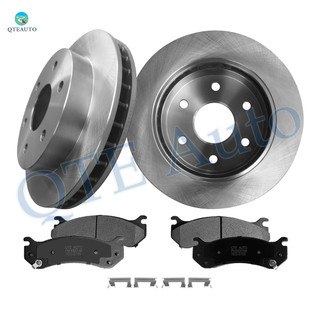 Set of 6 Front 294.9mm Brake Disc Rotors-Ceramic Brake Pad Kit For 2000 Chevrolet Tahoe