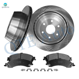 Set of 6 Rear 325mm Brake Disc Rotors-Ceramic Brake Pad Kit For 2000 2002-2004 GMC Yukon XL 1500