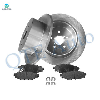 Set of 6 Rear 273.75mm Brake Disc Rotors-Ceramic Brake Pad Kit For 2005-2009 Subaru Legacy