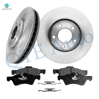 Set of 6 Front 281mm Brake Disc Rotors-Ceramic Brake Pad Kit For 2001 2003-2007 Dodge Caravan