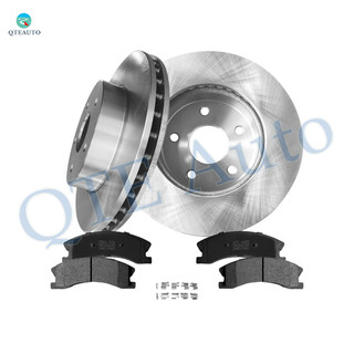 Set of 6 Front 304.8mm Brake Disc Rotors-Ceramic Brake Pad Kit For 1999-2004 Jeep Grand Cherokee