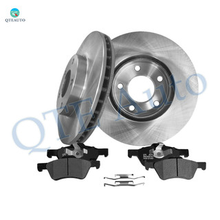Set of 6 Front 278mm Brake Disc Rotors-Ceramic Brake Pad Kit For 2005-2007 Ford Escape