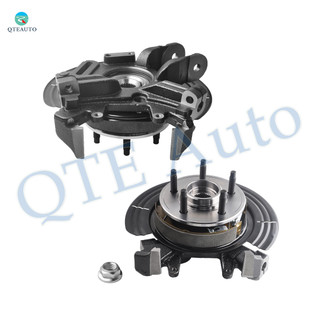 Pair of 2 Rear Left-Right Suspension Steering Knuckle & Wheel Hub Bearing Assembly Replacement For 2002-2005 Mercury Mountaineer