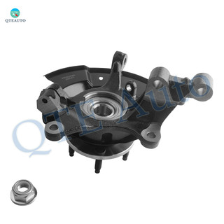Front Left Suspension Steering Knuckle & Wheel Hub Bearing Assembly Replacement For 2011-2014 Ford Edge