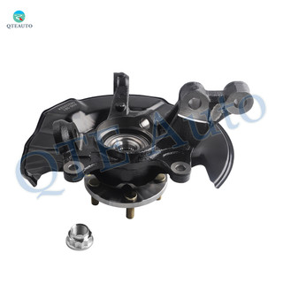 Front Left Suspension Steering Knuckle & Wheel Hub Bearing Assembly Replacement For 2009-2013 Toyota Corolla 5 Stud