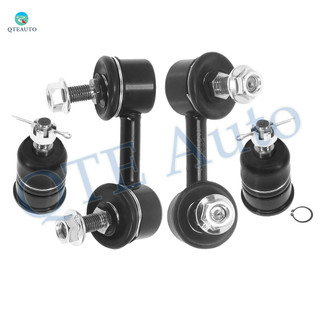 Set of 4 Front Lower Suspension Ball Joint-Sway Bar Link For 1998-2002 Honda Accord
