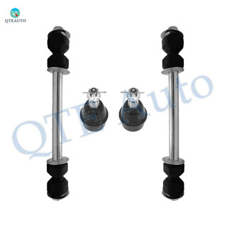 Set of 4 Front Lower Suspension Ball Joint-Sway Bar Link For 2011-2019 Chevrolet Silverado 3500 HD Heavy Duty Design