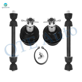 Set of 4 Front Lower Suspension Ball Joint-Sway Bar Link For 2007 GMC Sierra 1500 Classic