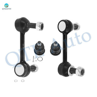 Set of 4 Front Upper Suspension Ball Joint-Sway Bar Link For 2004-2006 GMC Envoy XL