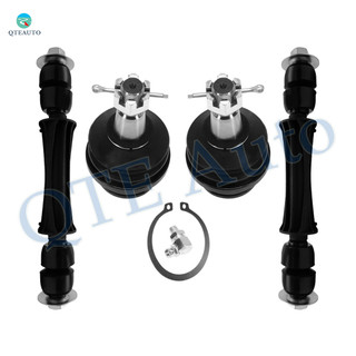 Set of 4 Front Lower Suspension Ball Joint-Sway Bar Link For 2007-2016 GMC Sierra 1500