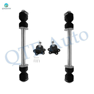 Set of 4 Front Upper Suspension Ball Joint-Sway Bar Link For 1990-2005 Chevrolet Astro Heavy Duty Design