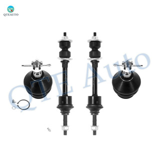 Set of 4 Front Lower Suspension Ball Joint-Sway Bar Link For 2002-2010 Dodge RAM 1500