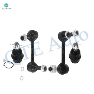 Set of 4 Front Lower Suspension Ball Joint-Sway Bar Link For 2004-2007 Buick Rainier