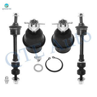 Set of 4 Front Lower Suspension Ball Joint-Sway Bar Link For 2005-2008 Ford F-150