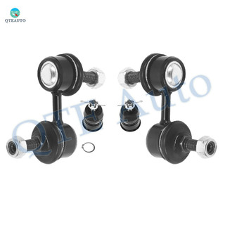 Set of 4 Front Lower Suspension Ball Joint-Sway Bar Link For 1999 2000 Honda Civic Si