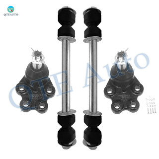 Set of 4 Front Lower Suspension Ball Joint-Sway Bar Link For 1999-2006 GMC Sierra 1500 Heavy Duty Design