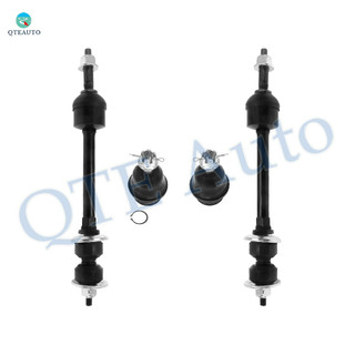Set of 4 Front Lower Suspension Ball Joint-Sway Bar Link For 2011 RAM Dakota