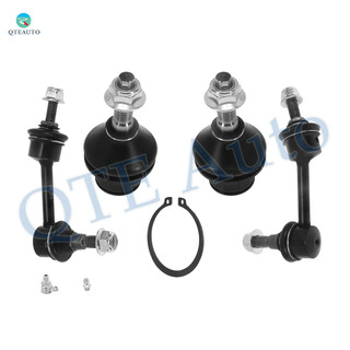 Set of 4 Front Lower Suspension Ball Joint-Sway Bar Link For 2003-2005 Lincoln Navigator