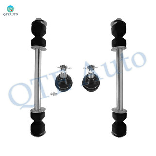 Set of 4 Front Lower Suspension Ball Joint-Sway Bar Link For 1995-1999 GMC K2500 Suburban Heavy Duty Design