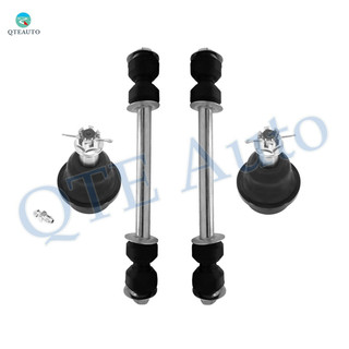 Set of 4 Front Lower Suspension Ball Joint-Sway Bar Link For 2007 Chevrolet Silverado 3500 Classic Heavy Duty Design