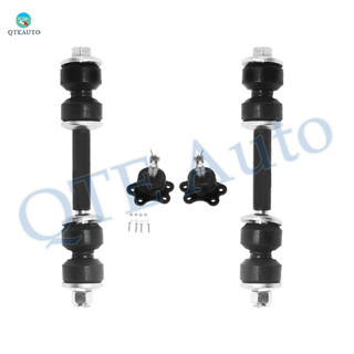 Set of 4 Front Upper Suspension Ball Joint-Sway Bar Link For 1992-1999 GMC C1500 Suburban
