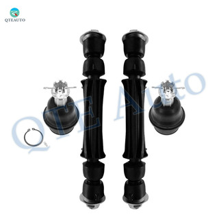 Set of 4 Front Lower Suspension Ball Joint-Sway Bar Link For 2007-2014 Cadillac Escalade ESV