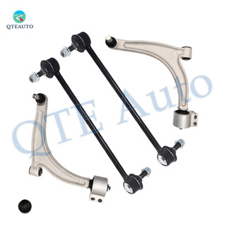 Set of 4 Front Lower Control Arm Ball Joint-Sway Bar Link For 2007-2009 Saturn Aura