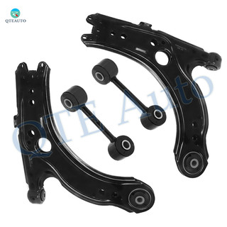 Set of 4 Front Lower Control Arm-Sway Bar Link For 2001-2010 Volkswagen Beetle