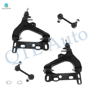 Set of 4 Front Lower Control Arm Ball Joint-Sway Bar Link For 2004-2006 Chevrolet Trailblazer EXT