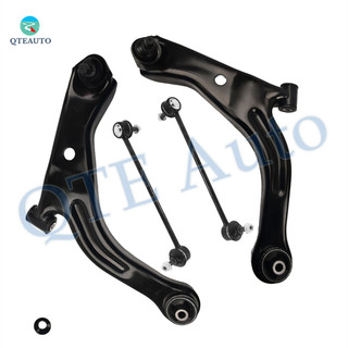Set of 4 Front Lower Control Arm Ball Joint-Sway Bar Link For 2005-2012 Ford Escape