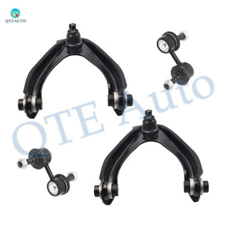 Set of 4 Front Upper Control Arm Ball Joint-Sway Bar Link For 1997-2001 Honda CR-V