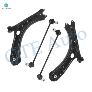 Set of 4 Front Lower Control Arm-Sway Bar Link For 2012-2019 Volkswagen Beetle
