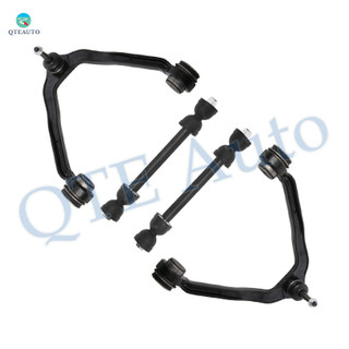 Set of 4 Front Upper Control Arm Ball Joint-Sway Bar Link Replacement For 2007 GMC Sierra 1500 Classic Standard Bushing