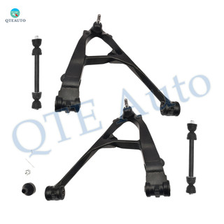 Set of 4 Front Lower Control Arm Ball Joint-Sway Bar Link Replacement For 2000-2006 GMC Yukon