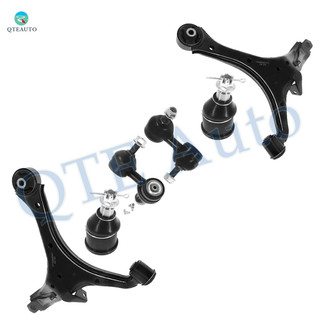 Set of 6 Front Lower Control Arm-Sway Bar Link-Suspension Ball Joint For 2003-2005 Honda Element