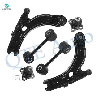 Set of 6 Front Lower Control Arm-Sway Bar Link-Suspension Ball Joint For 2001-2007 Volkswagen Beetle