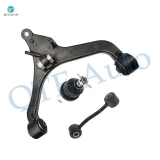 Set of 3 Front Left Lower Control Arm-Sway Bar Link-Suspension Ball Joint For 2005-2007 Jeep Liberty